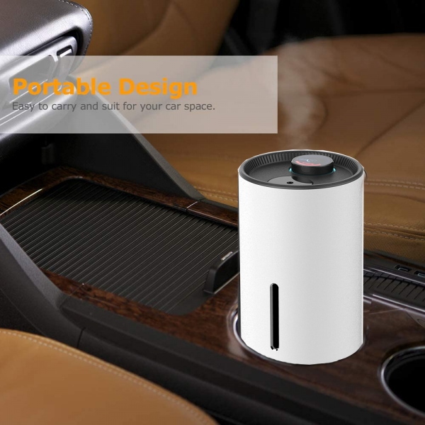 Portable Car Essential Oil Nebulizer Waterless Aroma Diffuser